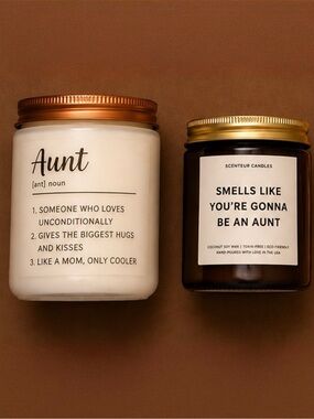 “Aunt” Scented Soy Candles